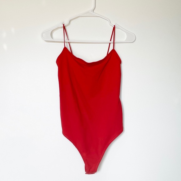 Abercrombie & Fitch Tops - A&F Red Seamless Bodysuit